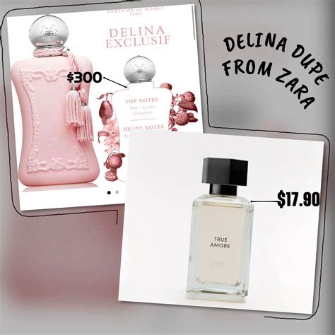 perfume dupe delina|delina dupe zara.